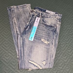 Smoke Rise Mens Distressed Jeans